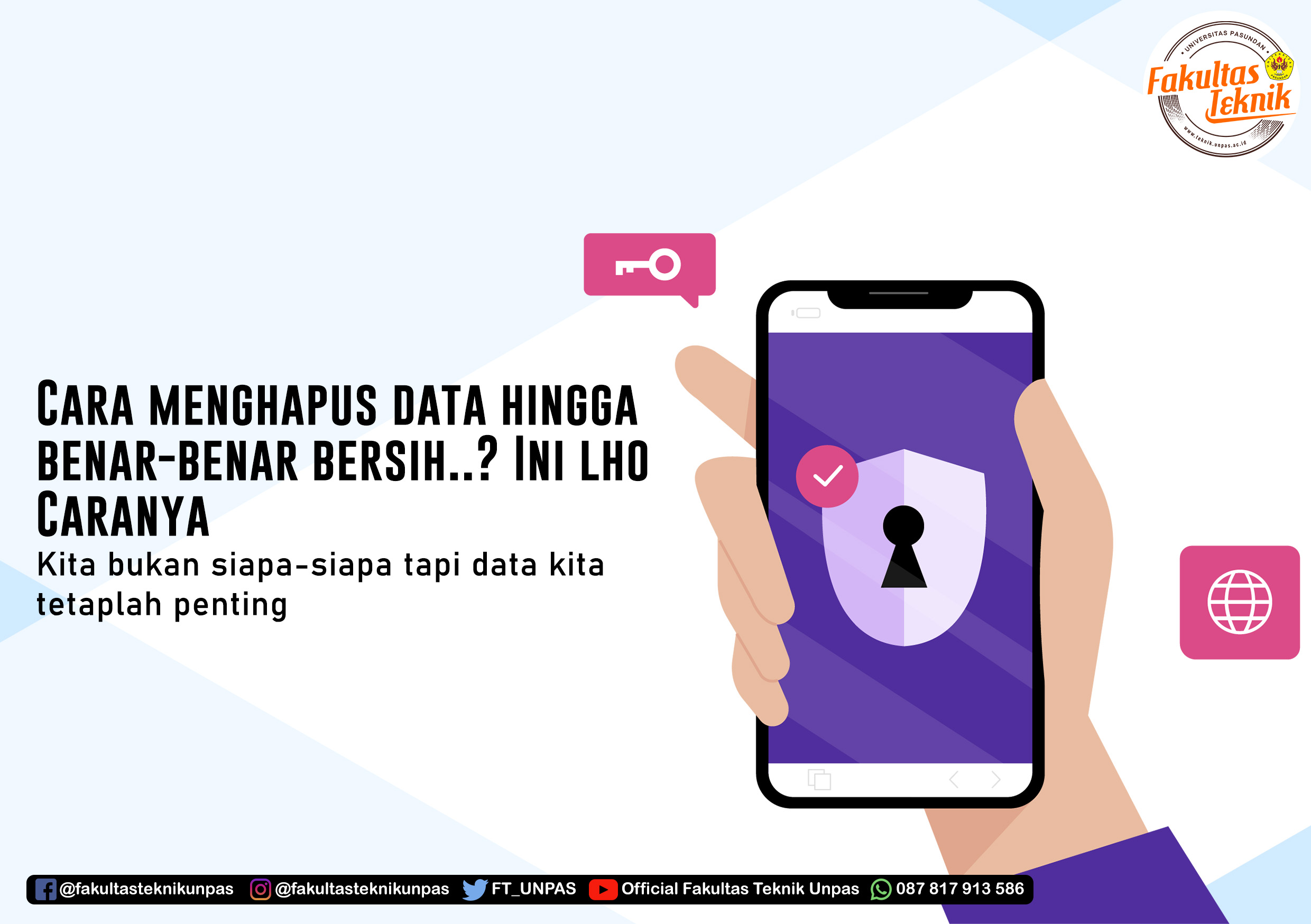 Cara menghapus data hingga benar-benar bersih..? Ini lho Caranya