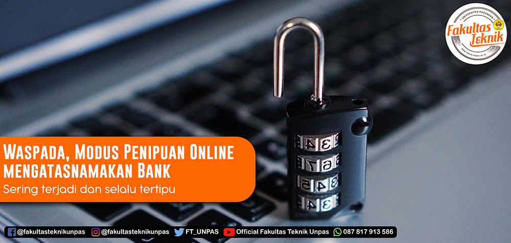 Waspada, Modus Penipuan Online mengatasnamakan Bank