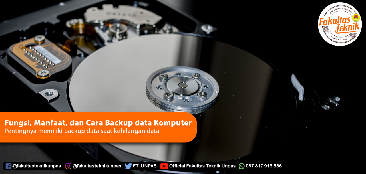 Fungsi, Manfaat, dan Cara Backup data Komputer